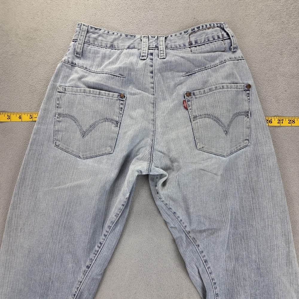 Vintage Levis Engineered Jeans Womens Blue Twisted Button Fly Fits 26x29 - Picture 15 of 16